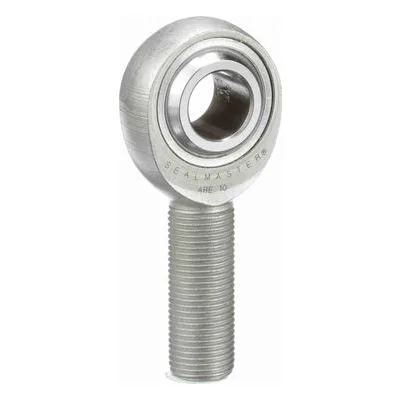 ARE 10 Sealmaster 1441000000 Male Rod End Bearing, Three-Piece Rod End Carbon Steel Race, 0.625" Bore, by Regal Rexnord.