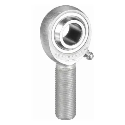 ARE 10N Sealmaster 1441001000 Male Rod End Bearing, 3-Piece Greaseable Carbon Steel Race, 0.625" Bore, by Regal Rexnord