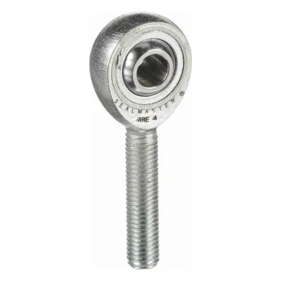 ARE 4 Sealmaster 1440400000 Male Rod End Bearing, Three-Piece Rod End Carbon Steel Race, 0.25" Bore, by Regal Rexnord.