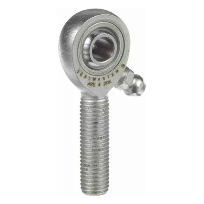 ARE 4 20N Sealmaster 1440403000 Male Rod End Bearing, 3-Piece Greaseable Carbon Steel Race, 0.25" Bore, by Regal Rexnord