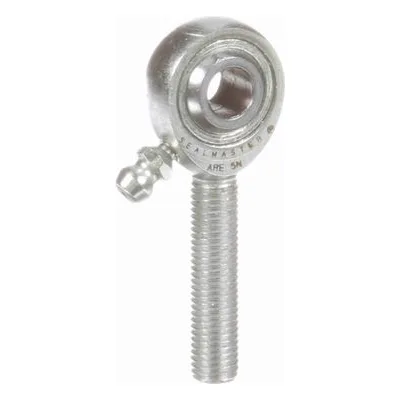 ARE 5N Sealmaster 1440501000 Male Rod End Bearing, 3-Piece Greaseable Carbon Steel Race, 0.3125" Bore, by Regal Rexnord