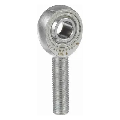 ARE 6 Sealmaster 1440600000 Male Rod End Bearing, Three-Piece Rod End Carbon Steel Race, 0.375" Bore, by Regal Rexnord.
