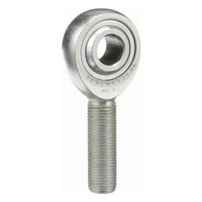 ARE 8 Sealmaster 1440800000 Male Rod End Bearing, Three-Piece Rod End Carbon Steel Race, 0.5" Bore, by Regal Rexnord.