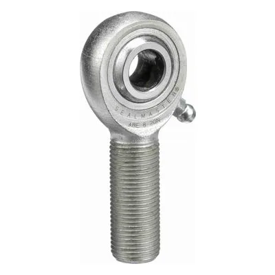 ARE 8 20N Sealmaster 1440803000 Male Rod End Bearing, 3-Piece Greaseable Carbon Steel Race, 0.5" Bore, by Regal Rexnord