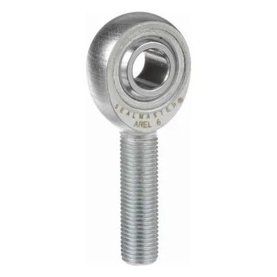AREL 6 Sealmaster 1540600000 Male Rod End Bearing, Three-Piece Rod End Carbon Steel Race, 0.375" Bore, by Regal Rexnord.