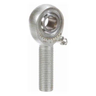 AREL 6 20N Sealmaster 1540603000 Male Rod End Bearing, 3-Piece Greaseable Carbon Steel Race, 0.375" Bore by Regal Rexnord