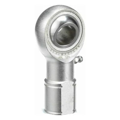 ARL 12N Sealmaster 1551201000 Female Rod End Bearing, 3-Piece Greaseable Carbon Steel Race, 0.75" Bore, by Regal Rexnord