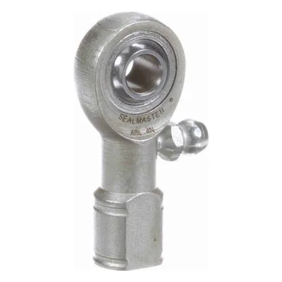 ARL 4N Sealmaster 1550401000 Female Rod End Bearing, 3-Piece Greaseable Carbon Steel Race, 0.25" Bore, by Regal Rexnord