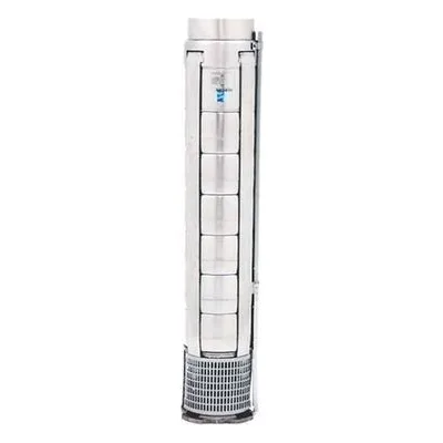 Shakti Pumps 8" Submersible Well Pump, Model QF160-8, Material Number 9000008618