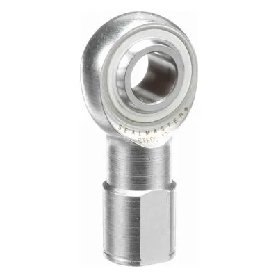 CTFDL 12 Sealmaster 1571200000 Female Rod End Bearing, Three-Piece Rod End DELRIN Race, 0.75" Bore, by Regal Rexnord.