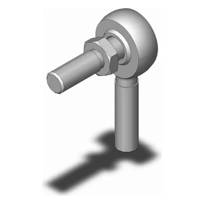 CTMD 6Y Sealmaster 1460608000 Male Rod End Bearing, Three-Piece with Y Stud DELRIN Race, 0.375" Bore, by Regal Rexnord.