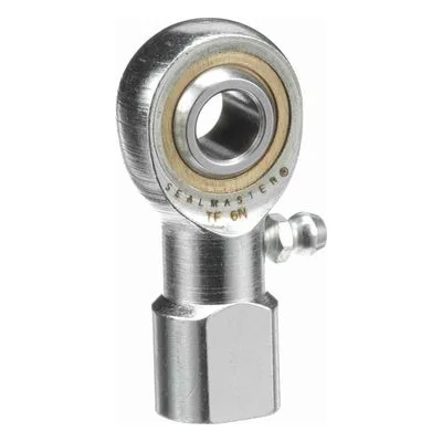 TF 6N Sealmaster 1430601000 Female Rod End Bearing, Three-Piece Greaseable Bronze Race, 0.375" Bore, by Regal Rexnord.