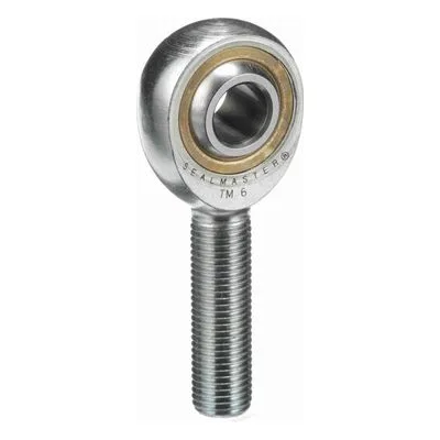 TM 6 Sealmaster 1420600000 Male Rod End Bearing, Three-Piece Rod End Bronze Race, 0.375" Bore, by Regal Rexnord.