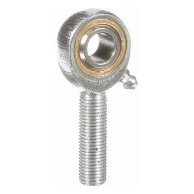 TM 7N Sealmaster 1420701000 Male Rod End Bearing, Three-Piece Greaseable Bronze Race, 0.4375" Bore, by Regal Rexnord.