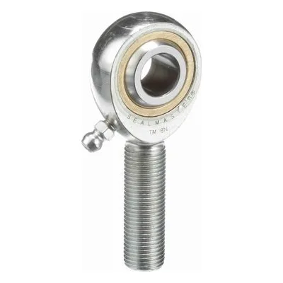 TM 8N Sealmaster 1420801000 Male Rod End Bearing, Three-Piece Greaseable Bronze Race, 0.5" Bore, by Regal Rexnord.