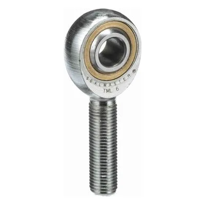 TML 6 Sealmaster 1520600000 Male Rod End Bearing, Three-Piece Rod End Bronze Race, 0.375" Bore, by Regal Rexnord.