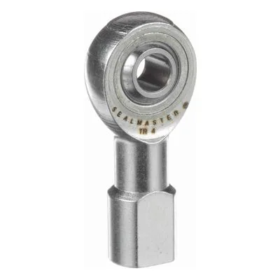 TR 4 Sealmaster 1410400000 Female Rod End Bearing, Three-Piece Greaseable Carbon Steel Race, 0.25" Bore, by Regal Rexnord
