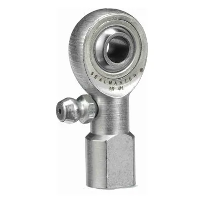 TR 4N Sealmaster 1410401000 Female Rod End Bearing, 3-Piece Greaseable Carbon Steel Race, 0.25" Bore, by Regal Rexnord