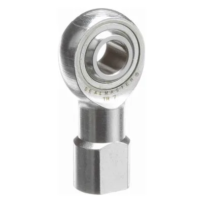 TR 7 Sealmaster 1410700000 Female Rod End Bearing, 3-Piece Greaseable Carbon Steel Race, 0.4375" Bore, by Regal Rexnord