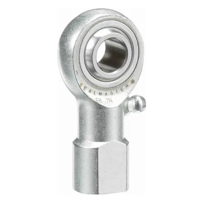 TR 7N Sealmaster 1410701000 Female Rod End Bearing, 3-Piece Greaseable Carbon Steel Race, 0.4375" Bore, by Regal Rexnord