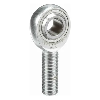 TRE 10 Sealmaster 1401000000 Male Rod End Bearing, 3-Piece Greaseable Carbon Steel Race, 0.625" Bore, by Regal Rexnord