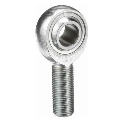 TRE 12 Sealmaster 1401200000 Male Rod End Bearing, Three-Piece Greaseable Carbon Steel Race, 0.75" Bore, by Regal Rexnord