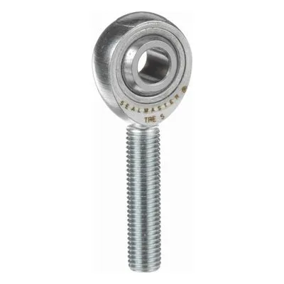 TRE 5 Sealmaster 1400500000 Male Rod End Bearing, 3-Piece Greaseable Carbon Steel Race, 0.3125" Bore, by Regal Rexnord