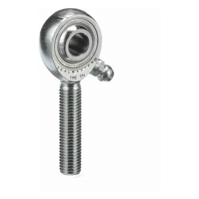 TRE 5N Sealmaster 1400501000 Male Rod End Bearing, 3-Piece Greaseable Carbon Steel Race, 0.3125" Bore, by Regal Rexnord