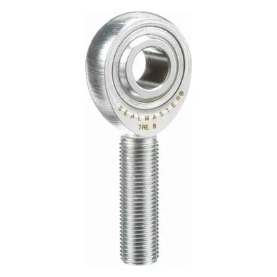 TRE 8 Sealmaster 1400800000 Male Rod End Bearing, Three-Piece Greaseable Carbon Steel Race, 0.5" Bore, by Regal Rexnord.
