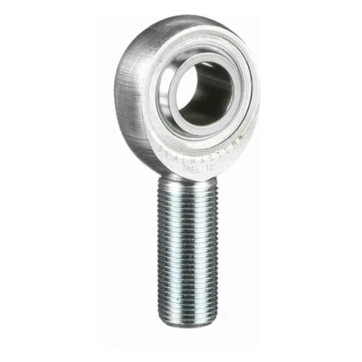 TREL 12 Sealmaster 1501200000 Male Rod End Bearing, 3-Piece Greaseable Carbon Steel Race, 0.75" Bore, by Regal Rexnord