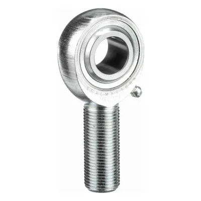 TREL 12N Sealmaster 1501201000 Male Rod End Bearing, 3-Piece Greaseable Carbon Steel Race, 0.75" Bore, by Regal Rexnord