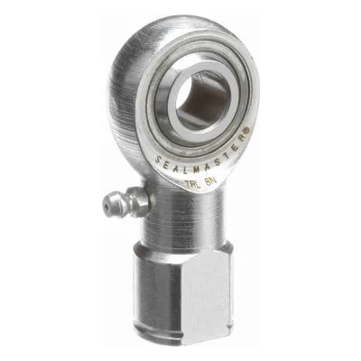 TRL 8N Sealmaster 1510801000 Female Rod End Bearing, 3-Piece Greaseable Carbon Steel Race, 0.5" Bore, by Regal Rexnord