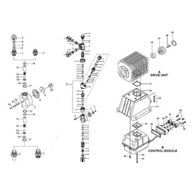 Walchem 100051 Power Cord, 115V, Male. Manufactured by Iwaki America Inc.