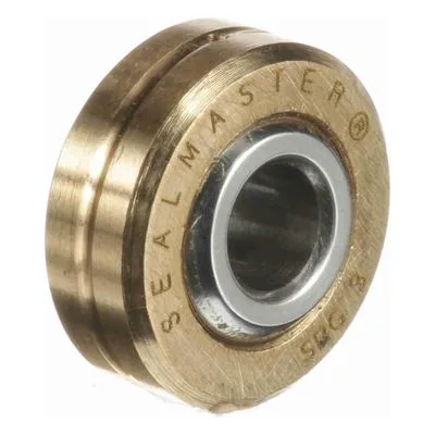 SBG 3 Sealmaster 1800300000 Plain Spherical Bearing - Two Piece Bronze Race, 0.1875" Bore, by Regal Rexnord.