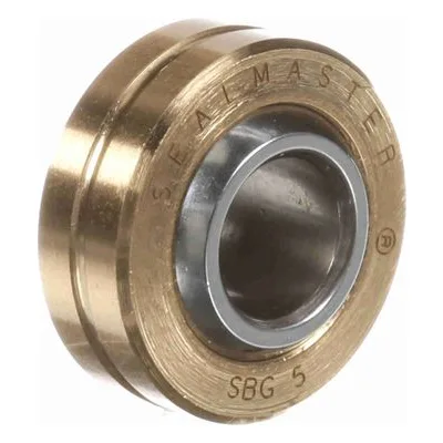 SBG 5 Sealmaster 1800500000 Plain Spherical Bearing - Two Piece Bronze Race, 0.3125" Bore, by Regal Rexnord.