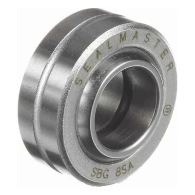 SBG 8SA Sealmaster 1800804000 Plain Spherical Bearing - Two Piece Heat-Treated Steel Race, 0.5" Bore, by Regal Rexnord.
