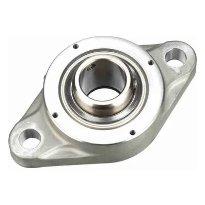 703687 Sealmaster CRBFTS-PN16 RMW Mounted Stainless Steel Two Bolt Flange Ball Bearing, by Regal Rexnord.