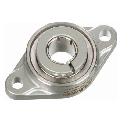 704315 Sealmaster CRFTS-PN16T RMW Mounted Stainless Steel Two Bolt Flange Ball Bearing, by Regal Rexnord.