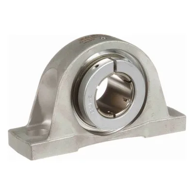705118 Sealmaster CRPS-PN27T RMW Mounted Stainless Steel Two Bolt Pillow Block Ball Bearing, by Regal Rexnord.