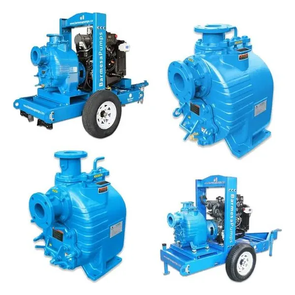 Self Priming Solids Handling Engine Driven & Frame Mounted Pumps