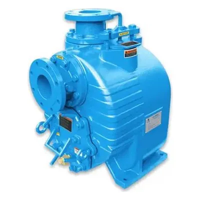 Barmesa Pumps 62040202 Self-Priming Solids Handling Frame Mounted Pump, SH4-U.