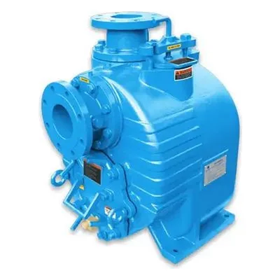 Barmesa Pumps 62040203 Self-Priming Solids Handling Frame Mounted Pump, SH6-U.