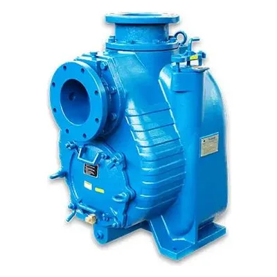 Barmesa Pumps 62040204 Self-Priming Solids Handling Frame Mounted Pump, SH8-U.