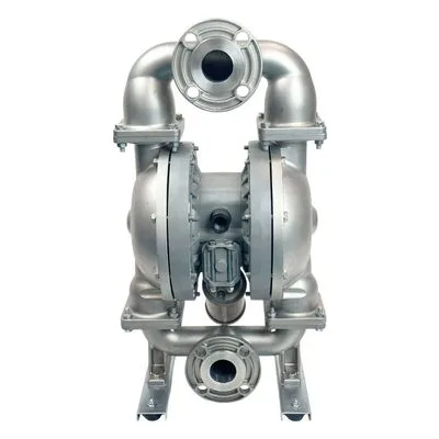 Yamada 855395-PP Stainless Steel Air Operated Double Diaphragm Pump with Santoprene Balls & Diaphragms, NDP-500BSS-PP.