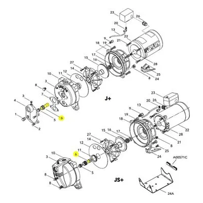 Goulds Part / Accessory AD3536 DIFFUSER Manufactured by Xylem.