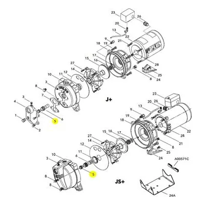 Goulds Part / Accessory AN018 NOZZLE Manufactured by Xylem.