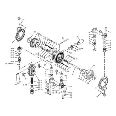 Yamada Pumps Kit K25-ME-FDA KIT FOR NDP-25BSE-FDA