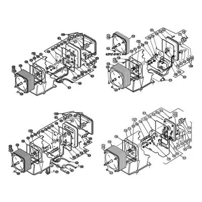 Pulsatron K1ASBS6 Chemical Metering Pump Repair Kits, KOPKIT, NS 3/8" 316 316 S.