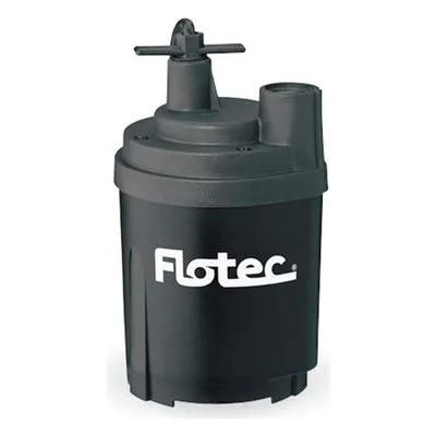 Pentair Flotec FP0S1600X-08 Submersible Water Removal Utility Pump, UTILITY PUMP 1/4HP 115V.