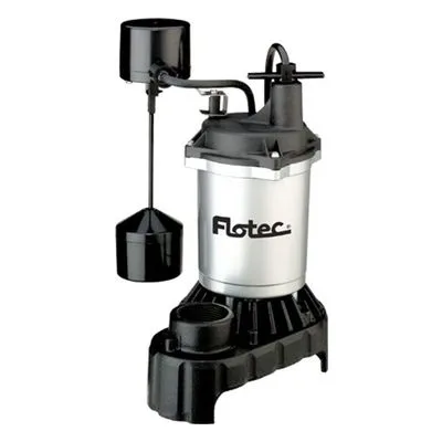 Pentair Flotec FPCI3350 Submersible Sump Pump, PUMP,SUMP 1/3HP OPP CI VLT.